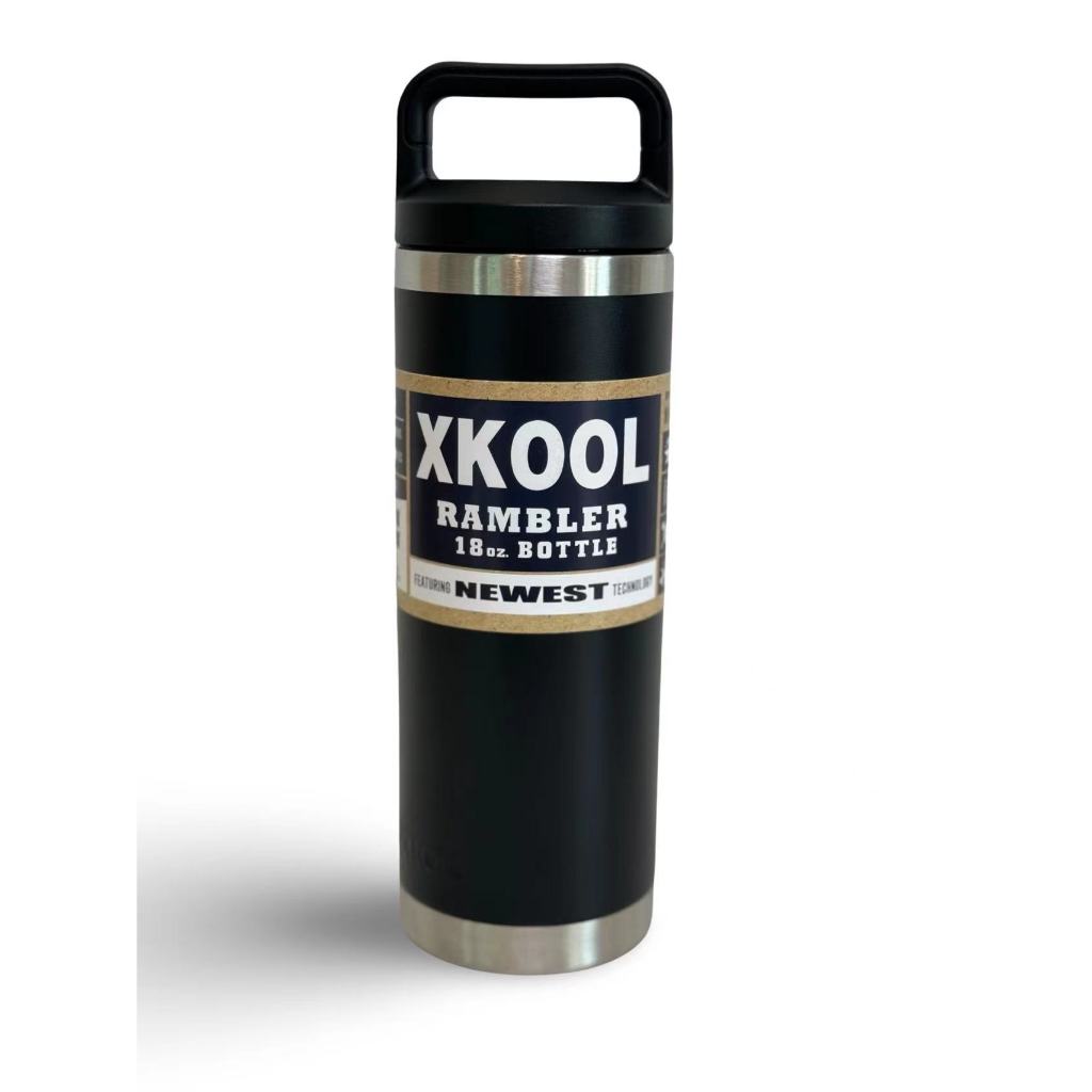 แก้ว Xkool กระติกน้ำ 18oz เก็บอุณหภูมิความเย็น,ร้อนสีพื้นเนื้อแก้วเป็นสแตนเลส304ไม่มีไอน้ำ