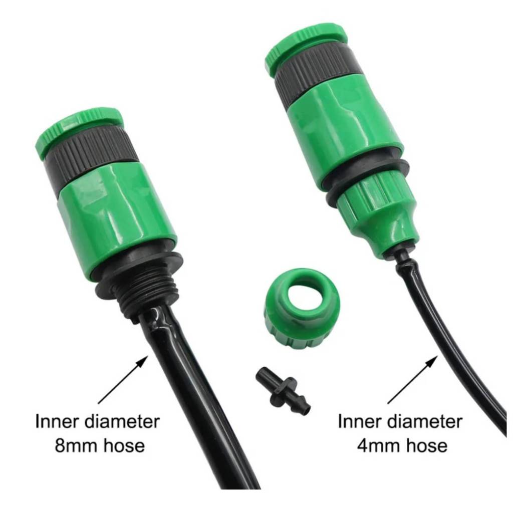 ชุดหัวต่อก๊อกน้ำ ข้อต่อสวมเร็ว สำหรับต่อสายไมโคร 4/7, 5/7, 8/12 มม. - รูปที่ 7