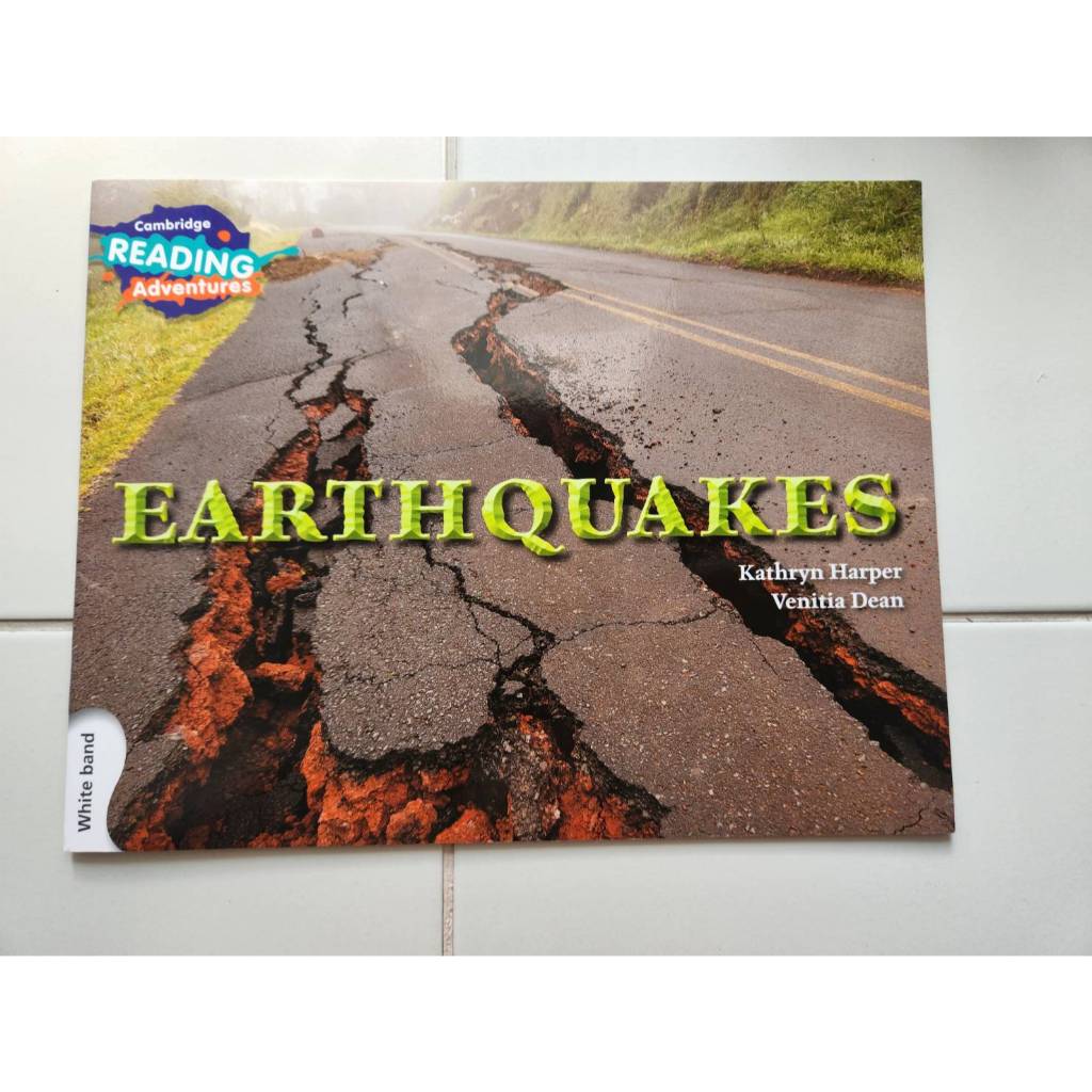 หนังสือ​เด็ก​ภาษาอังกฤษ​ Cambridge Reading Adventures : Earthquakes มือสอง​