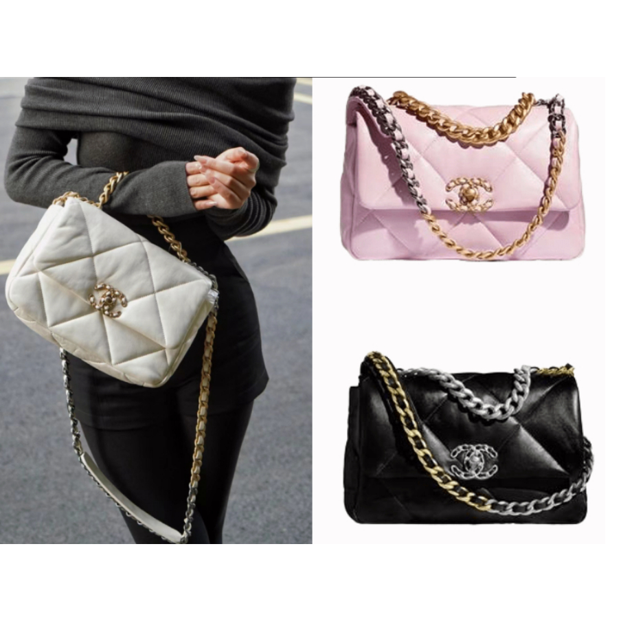 style leather diamond  chain crossbody bag high fashion handbag