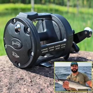 Sougayilang 3000-4000 Trolling Fishing Reel 3.8: 1 รอกตกปลามือขวาเครื่องมือตกปลา Saltwater