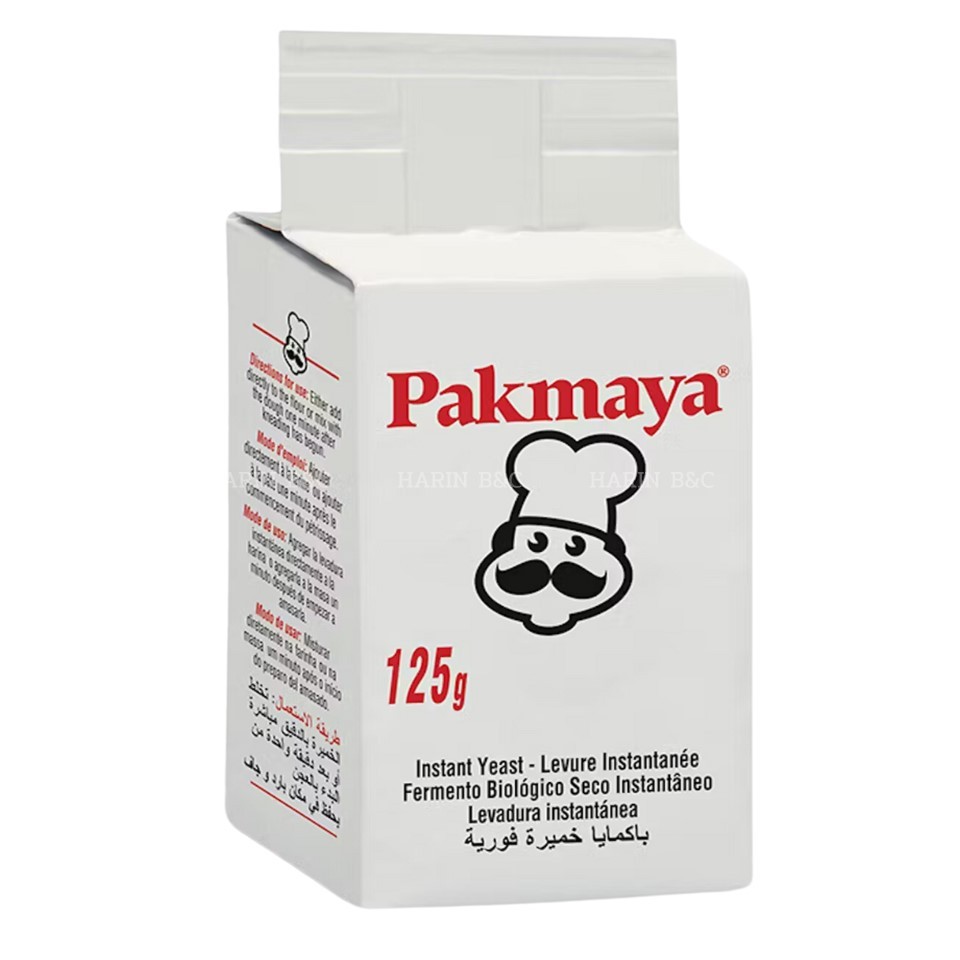 อินสแตนท์ยีสต์ ตราพัคมายา ยีสต์ 125กรัม / Pakmaya Yeast 125g