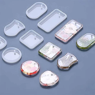 แม่พิมพ์ซิลิโคนพวงกุญแจ,จี้,สร้อย สำหรับทำเครื่องดับเรซิ่น DIY