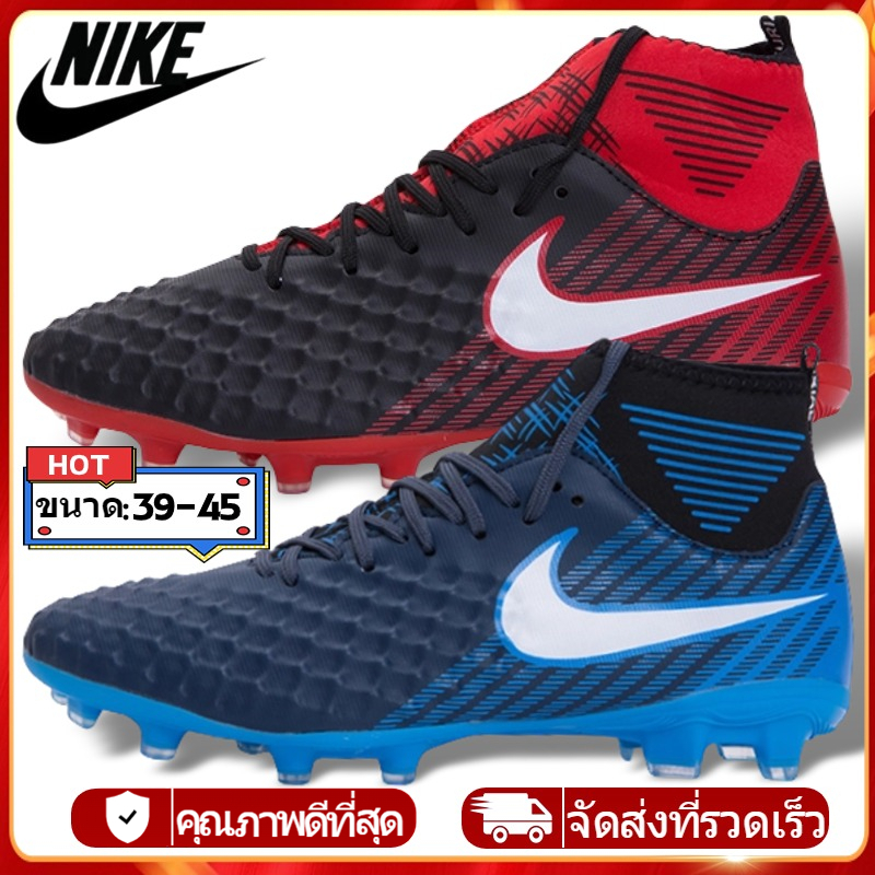 Nike FG รองเท้าฟุตบอลคุณภาพสูงสำหรับผู้ชาย/ผู้หญิง รองเท้าฟุตซอล รองเท้ากีฬา สตั๊ด Soccer shoes Football Boots Sneakers