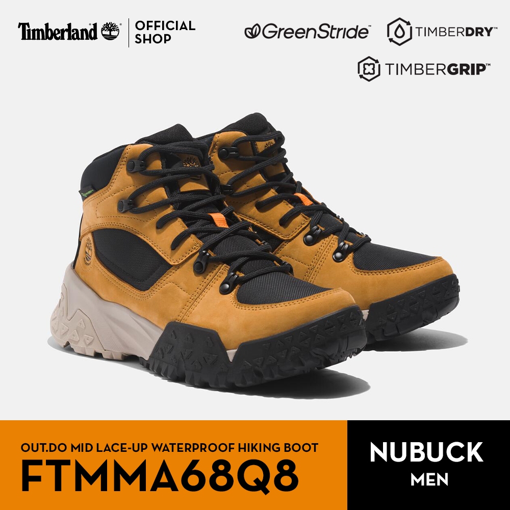 Timberland Men's OUT.DO Mid Lace-Up Waterproof Hiking Boot รองเท้าผู้ชาย (FTMMA68Q8)