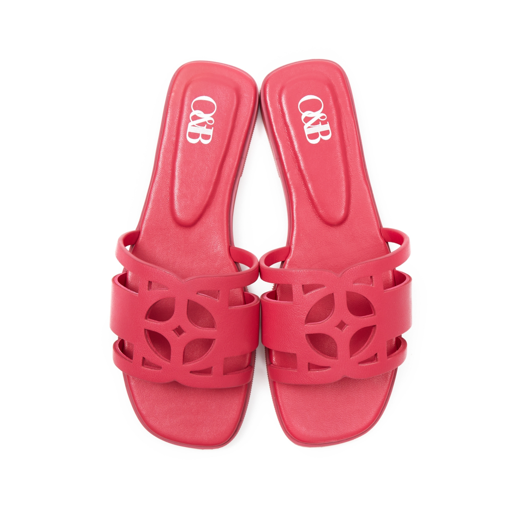 O&B รองเท้าหนังแพะ รุ่น OANDB SANDALS IN JAZZBERRY-11148CG00626F_U4PIXX