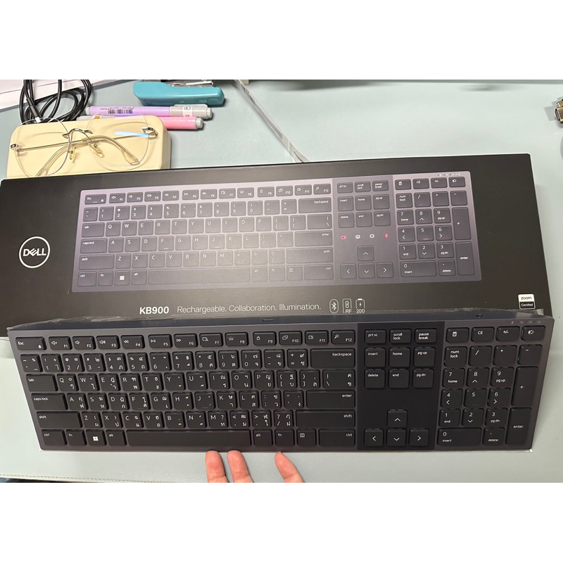 Wireless Keyboard (คีย์บอร์ดไร้สาย) Dell Premier Collaboration (KB900)