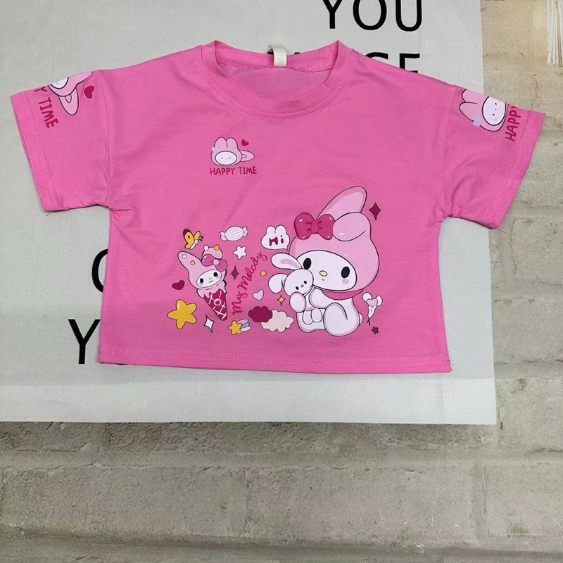 เสื้อคอปแฟชั่นเด็กผู้หญิง5-12ขวบพร้อมส่ง