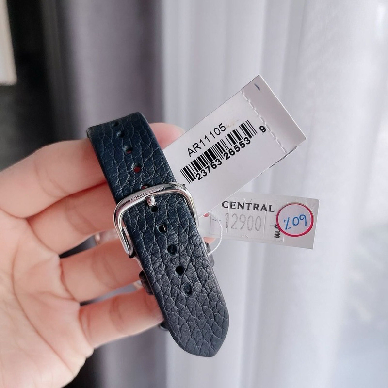Emporio Armani AR11105 (43mm) Blue Dial Chronograph Watch ประกัน cmg