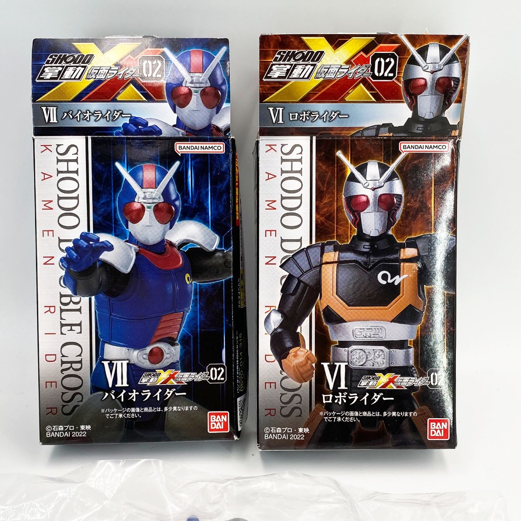 เหมา 2 ตัว Bandai Shodo XX 2 Kamen Rider ShodoXX Black RX BIO ROBO BIORIDER ROBORIDER xx2