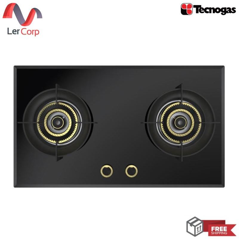 (Tecno) เตาแก๊ส 2 หัว แบบฝัง รุ่น TEC HB 2078 GB TURBO