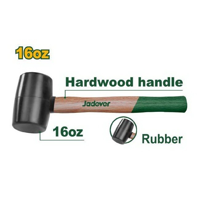 ค้อนยาง JADEVER ขนาด 450 กรัม รุ่น JDMB7302 ใช้งานทนทานครับ