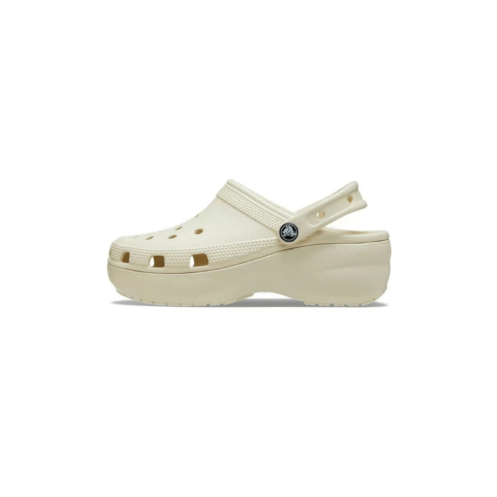 🔥พร้อมส่ง แท้💯%🔥CROCS PLATFORM CLOG WOMEN Beige
