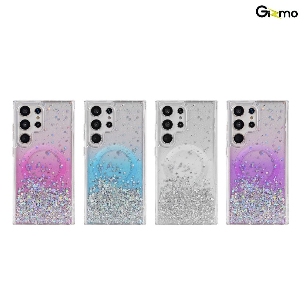 Gizmo case เคส รุ่น Defense Candy Glitter case เคสสำหรับชาร์จ เคสใสมีกลิตเตอร์ S24+/S24 ultra