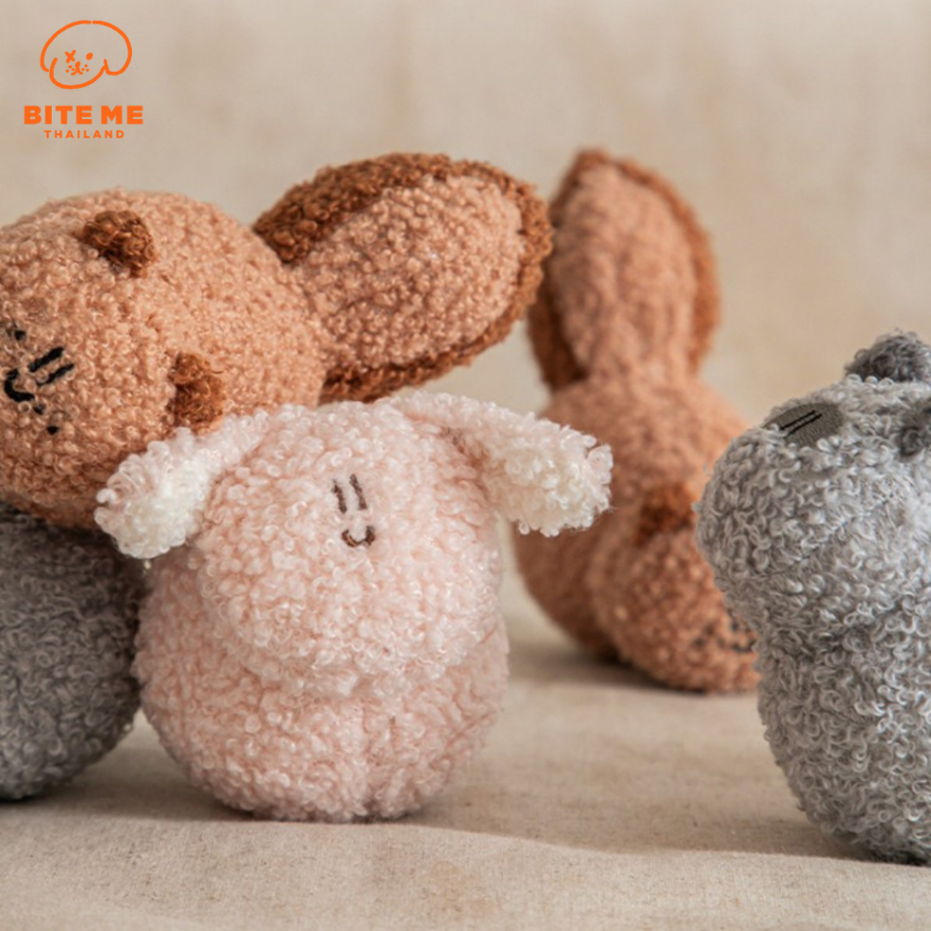 Bite Me BonBon Green Furry friends ball ของเล่นสำหรับสุนัข ที่ผลิตจากวัสดุรีไซเคิล นำเข้าจากเกาหลี🇰🇷