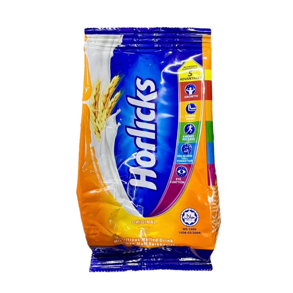 ฮอร์ลิคส์ เครื่องดื่ม มอลต์สกัด รสออริจินัล 200 และ 360 กรัม Horlicks
