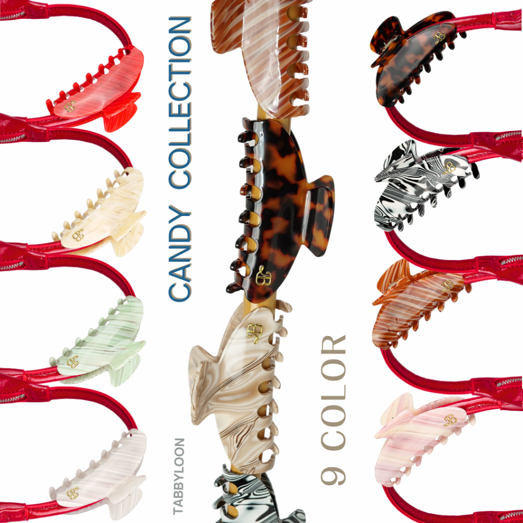 พร้อมส่ง🎀Tabby Loon Candy Hair Claw กิ๊บติดผมพรีเมียม