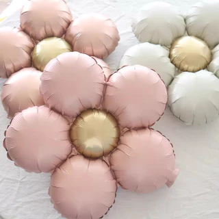 [พร้อมส่ง] ลูกโป่งฟอยล์ดอกไม้สีพาสเทล เนื้อเงา ได้ 3 ชิ้น ลูกโป่งฟอยล์ดอกไม้ มีหลายสี น่ารัก ตกแต่งปาร์ตี้ พร็อพถ่ายรูป