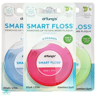drTung’s Smart Floss ไหมขัดฟัน ฟรอส ทำความสะอาดซอกฟัน Dr. Tung's Oral Care เลือกสีได้! Dr Tung นุ่ม ไม่เจ็บเหงือก