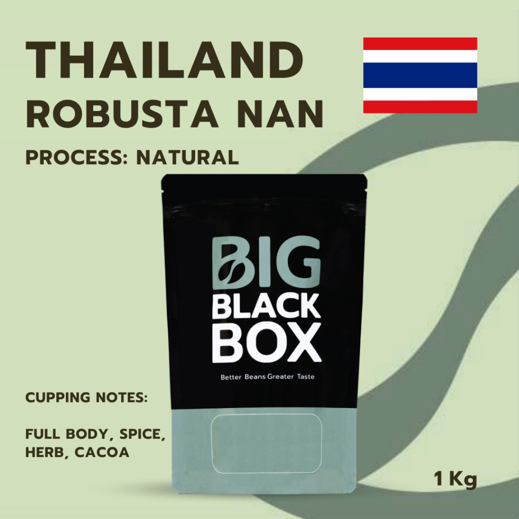 (A-PR-A1-CC-N03) สารกาแฟ THAI ROBUSTA NAN Natural 1kg