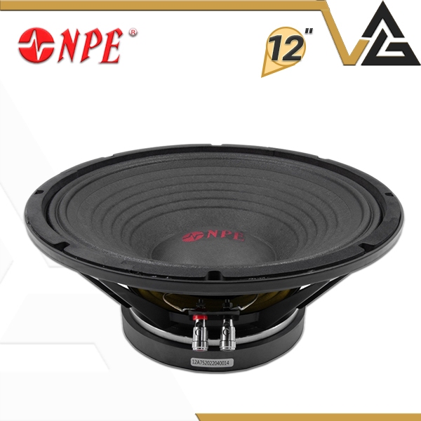 NPE 12A75 ดอกลำโพง 12 นิ้ว 800W 8ohm วอยซ์ 76mm เสียงกลาง ซับเบส แม่เหล็ก Ferrite Woofer Speaker