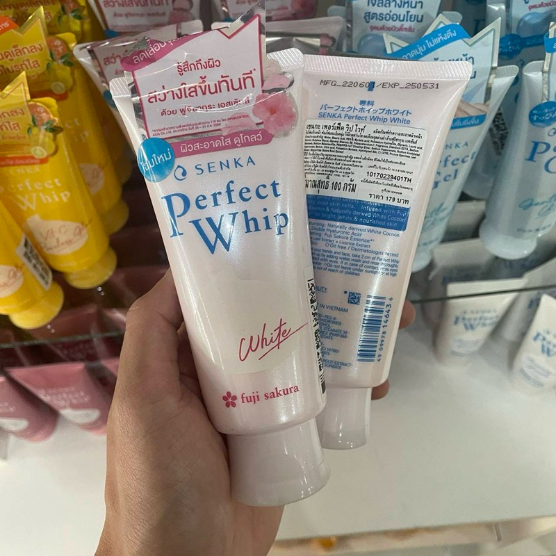 Senka Perfect Whip White with Sakura 100g.