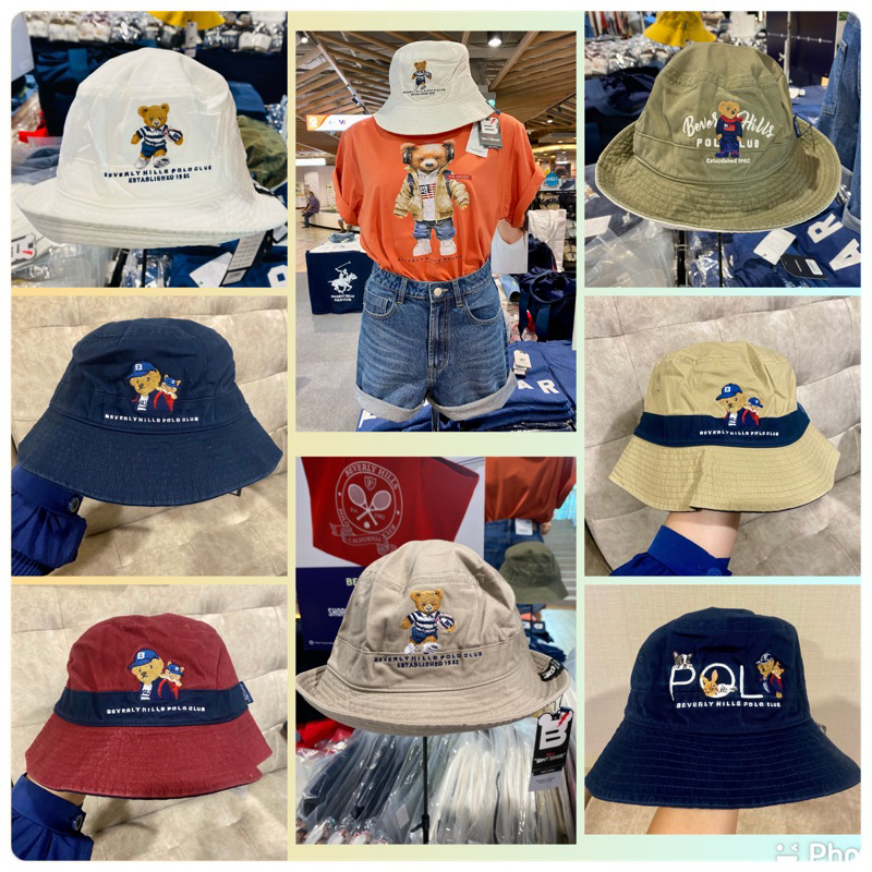 พร้อมส่ง หมวก Bucket หมี #classicbear#BHPC#POLO