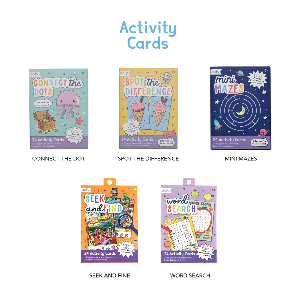 Activity Cards การ์ดเกมแสนสนุก ชุดละ 24แผ่น