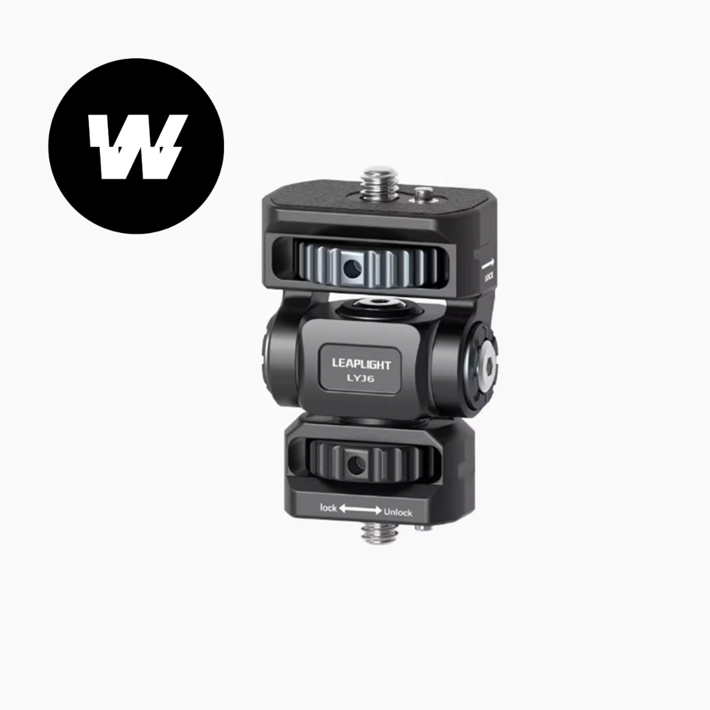 (พร้อมส่ง) LEAPLIGHT Swivel and Tilt Adjustable Monitor Mount with 1/4 Arri Locating Pin