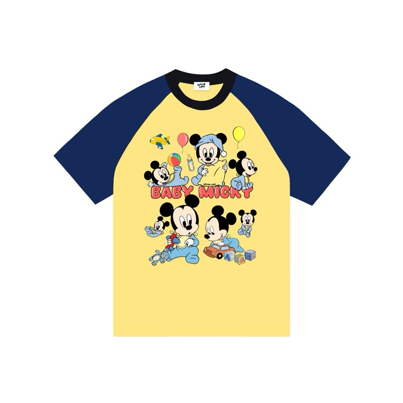 เสื้อยืดOversize(QottonLand)เบบี้มิคกี้