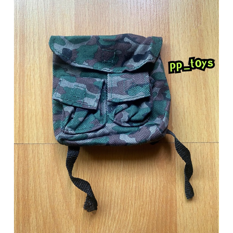 กระเป๋าเป้สนาม ทหาร สำหรับโมเดล 1:6 camo field backpack
