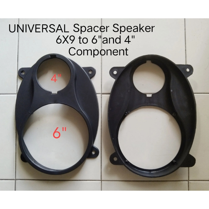 Universal Carradio spacer speaker 6X9 to 6"&4" component set Suitable for TOYOTA ราคาต่อคู่