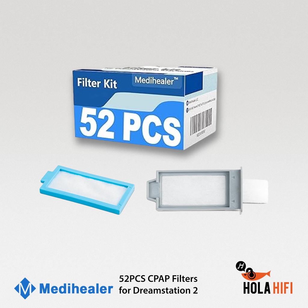 แผ่นกรองสำหรับเครื่อง CPAP Philips Respironics รุ่น DreamStation 2 (52ชิ้น) filter cpap