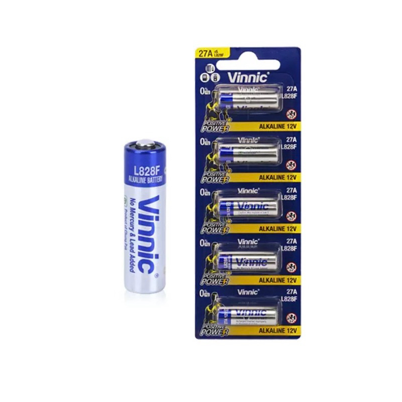 ถ่านVinnic L828F/27A แผง5ก้อน ของแท้