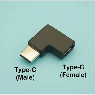 U-รูปมุม90องศา USB 3.1ประเภท C ชาย-หญิง-OTG Converter Adapter สำหรับ Huawei xiaomi อะแดปเตอร์แปลง Coupler