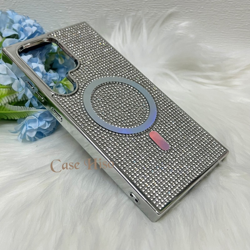Case mobest เพชร ชาร์จแม่เหล็ก สำหรับ S23Ultra / S24Ultra