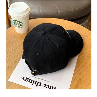 หมวกเบสบอล แบบนิ่ม ปักNOTHING มี 9 สี คุณภาพสู สไตล์เกาหลี