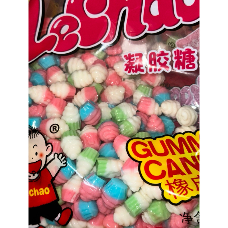 149฿เยลลี่กัมมี่คัพเค้กแบรนด์Lechaoถุงละ1kg