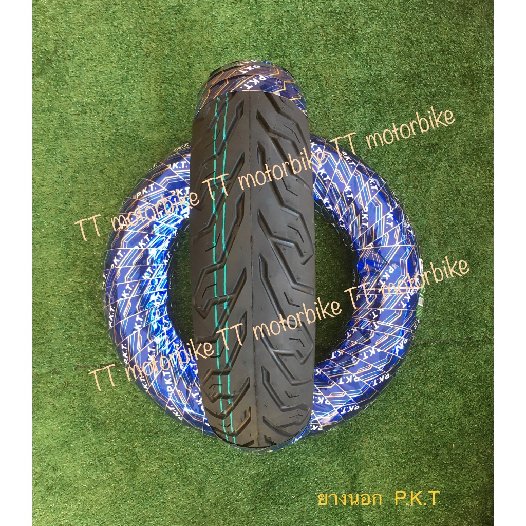 ยางนอก100/80-14  #ยางนอกpcx  #100/80-14 ยี่ห้อpkt ML172 TL  #ยางpcx