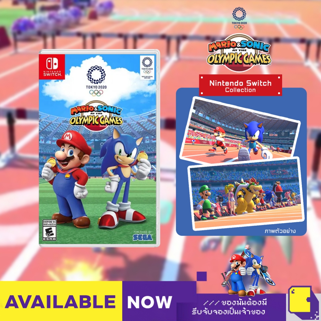 [+..••] พร้อมส่ง 🚚 ผ่อน 0% | NSW MARIO & SONIC AT THE OLYMPIC GAMES: TOKYO 2020 (เกม Nintendo Switch