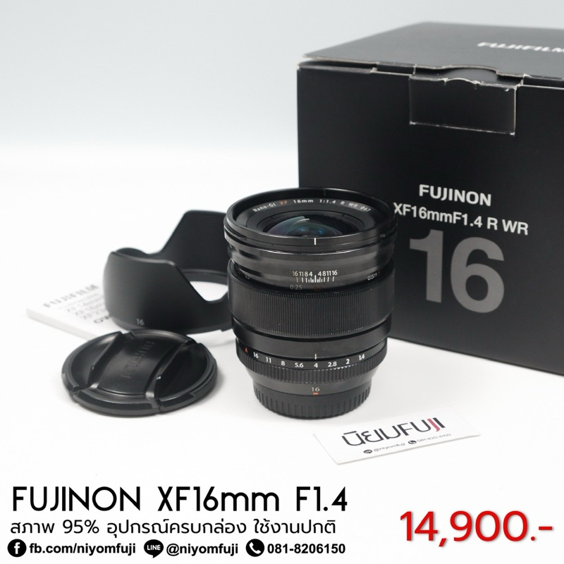 FUJINON XF16mmF1.4 ครบกล่อง