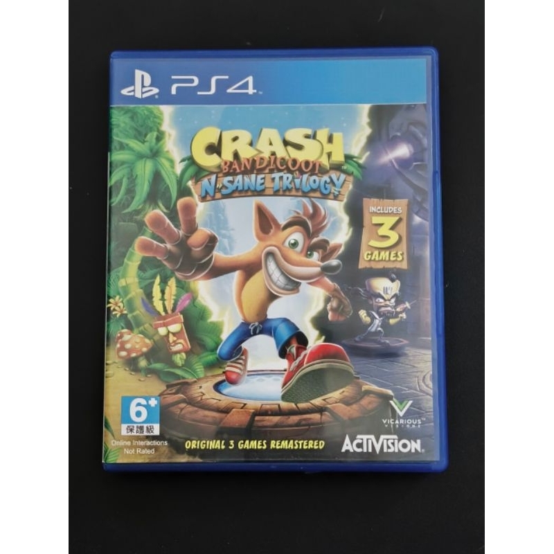 แผ่นเกมส์ Crash Bandicoot™ N. Sane Trilogy
[มือ2] [PS4] [เกมps4] [PlayStation4] [มือ2] [มือสอง]