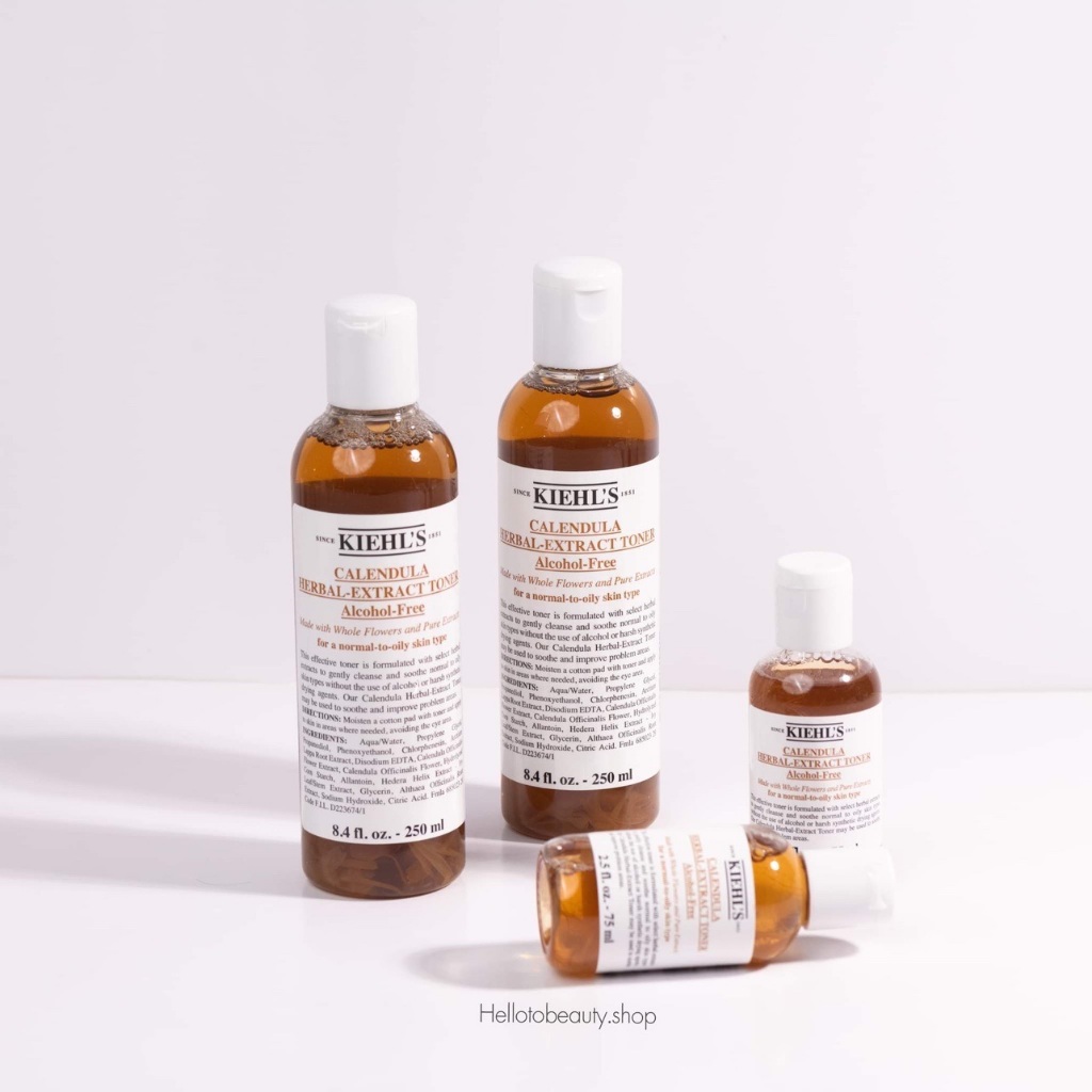 [เหลือ 315.- โค้ด "เก็บโค้ดหน้าร้าน"] Kiehl's Calendula Herbal Extract Toner Alcohol Free สินค้าผลิตปี 2023