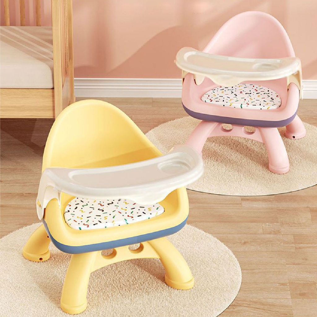 เก้าอี้นั่งทานข้าวเด็ก เก้าอี้ทรงไข่มีถาดวางอาหาร ที่นั่งมีเสียง พร้อมส่งจากไทย