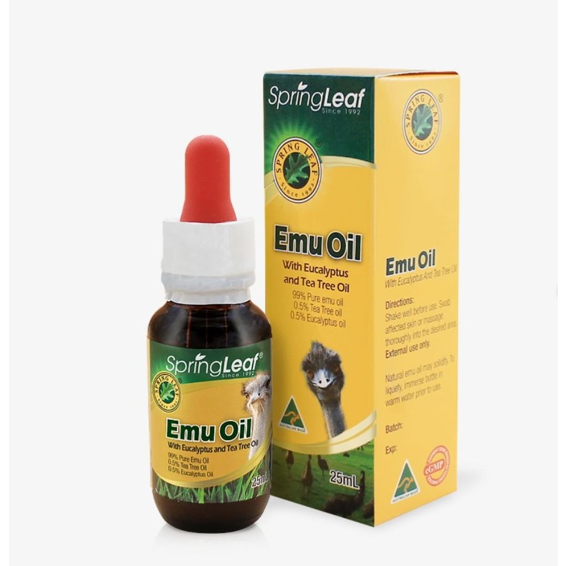 Emu Oil with Eucalyptus and Tea Tree Oil