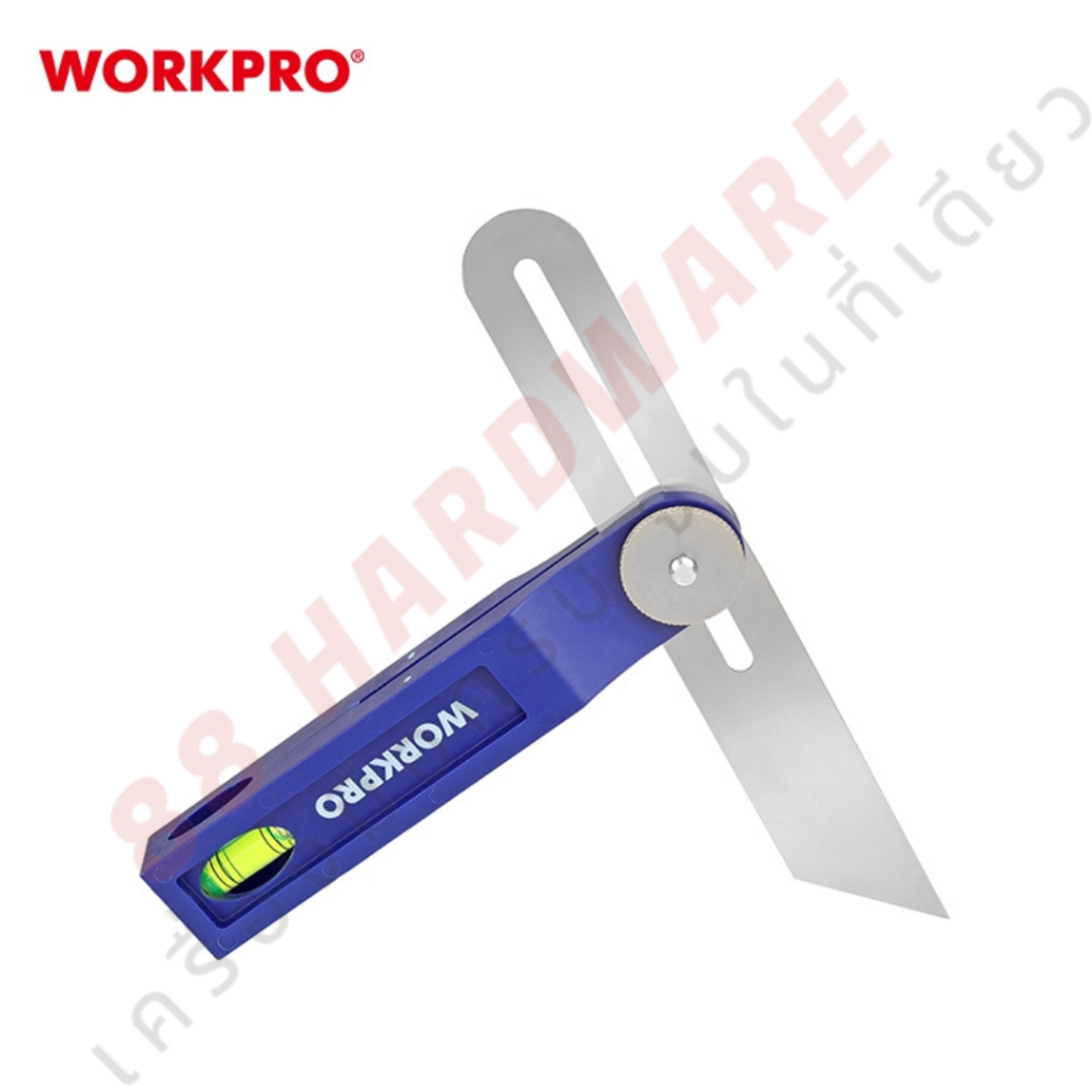 WORKPRO ฉากเป็นปรับระดับน้ำในตัว 200 มม.(8 นิ้ว) รุ่น รูปที่ 2