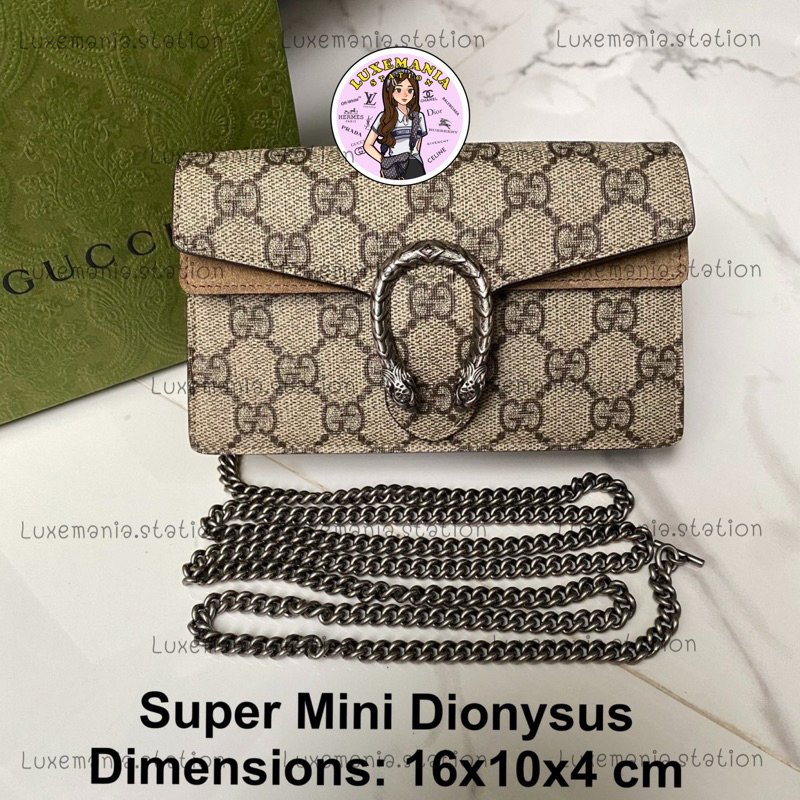 👜: New!! Gucci Super Mini Dionysus Bag ‼️ก่อนกดสั่งรบกวนทักมาเช็คสต๊อคก่อนนะคะ‼️ look