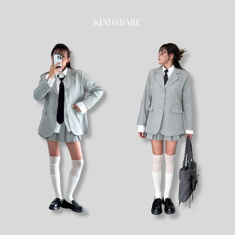 KINDARARE - Cassie oversized blazer (เสื้อคลุม blazer พร้อมส่ง)