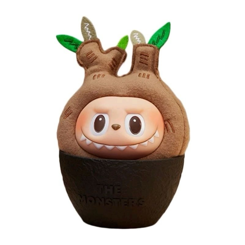 New!! Labubu Monster Naughty plant สีน้ำตาล แท้💯%
