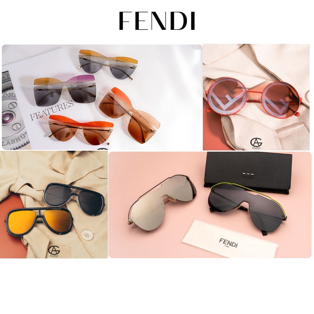 แว่นกันแดด Fendi ของแท้ 100% มีประกัน อุปกรณ์ครบ